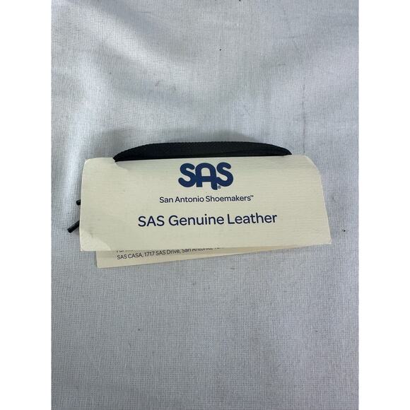 SAS Women’s sz 7 Tour Lace Up Sneaker Black Leather Diabetic Medicare Comfort - Picture 10 of 10